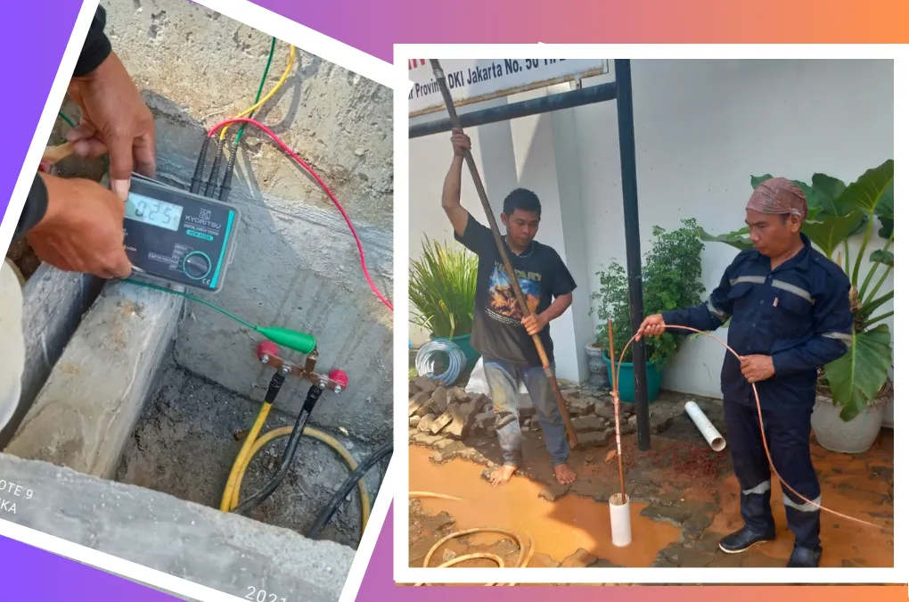 Pembumian grounding standar PUIL