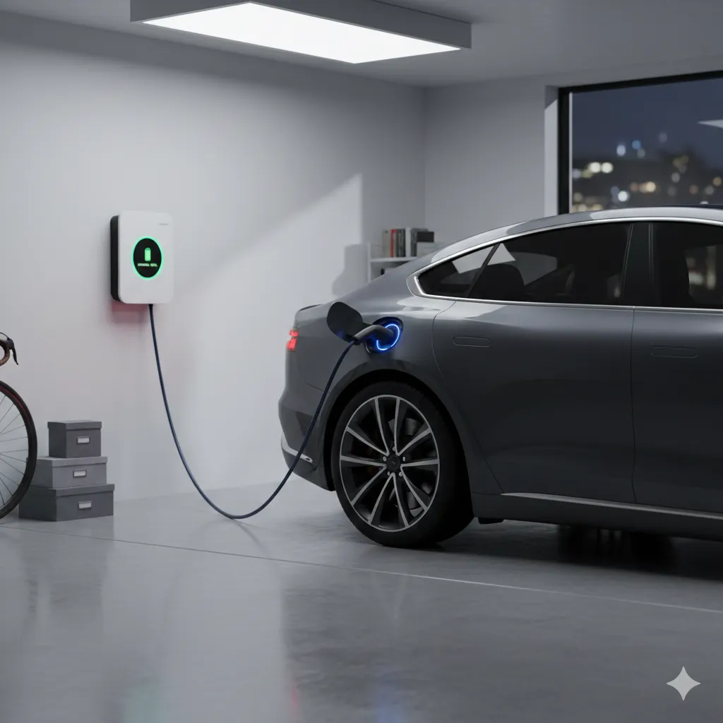 grounding sesuai standar engisian daya charger EV aman