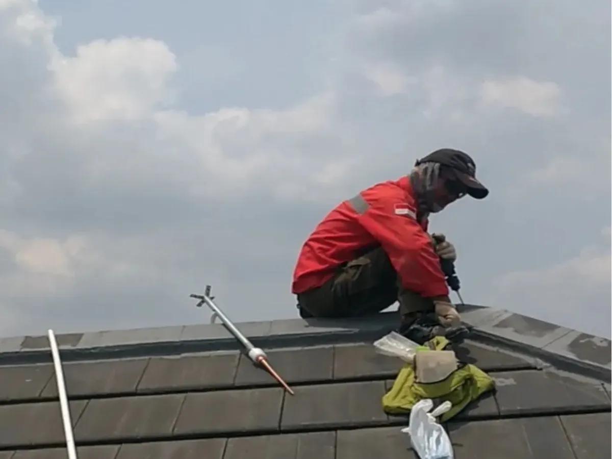 Instalasi penangkal petir konvensional