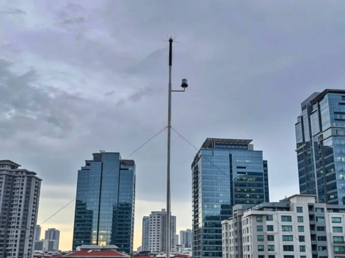 Pemasangan penangkal petir gedung