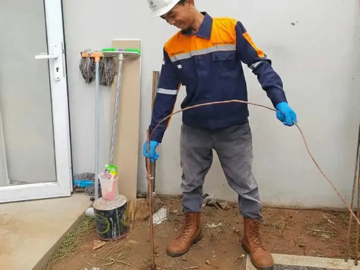 Penanaman grounding rod