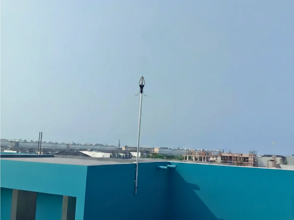 penangkal petir thomas radius 125 meter